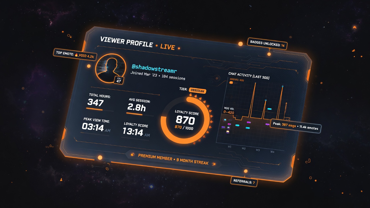 Viewer profile screenshot